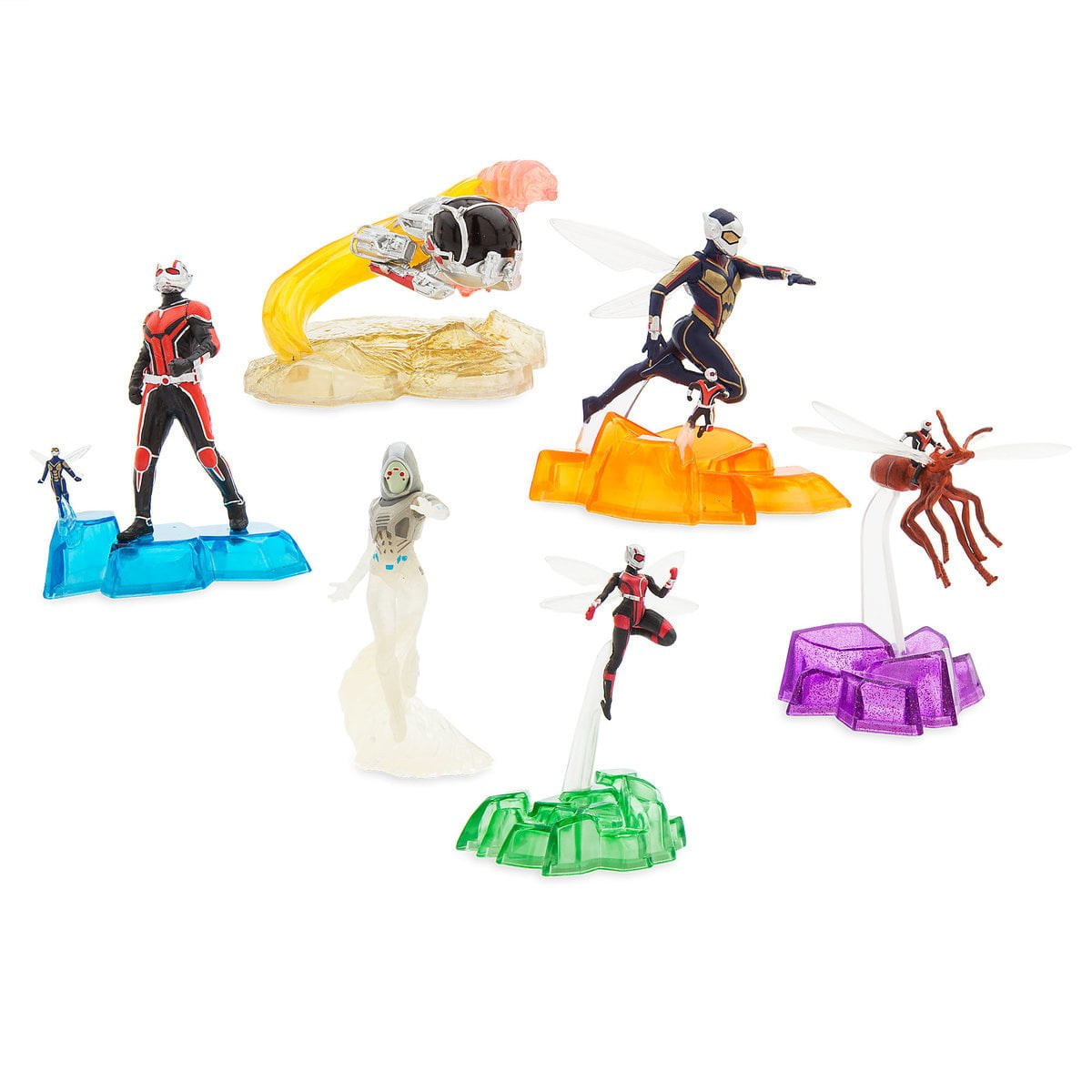 Disney Marvel Ant-Man and The Wasp Figure Play Set 6 pc Without Box Package 