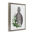 thumbnail image 2 of Stupell Industries French Country Vintage Bottle with Bathroom Herbs Brown Floating Frame Canvas Art, 25 x 31, by Lettered and Lined, 2 of 8