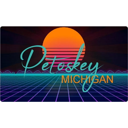 

Hastings Michigan 4 X 2.25-Inch Fridge Magnet Retro Neon Design