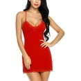 thumbnail image 4 of Womens Sexy Sleepwear Sexy Chemise Lingerie Cotton Nightgowns For Women, 4 of 14