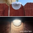 thumbnail image 5 of Solar Fence Lights Outdoor Decorative Garden Lights Waterproof Wall Lights, 5 of 5