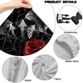 thumbnail image 7 of SCRAWLGOD Rose Spider Web Print Red Black 4 PCS Gaming Chair Covers for Cats Breathable Rotating Gaming Chair Protector Computer Chair Seat Slipcovers with Armrest Covers, 7 of 7