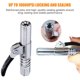 thumbnail image 4 of Muyoka Acoplador de herramienta de engrase 10000 PSI Bloqueo r谩pido y liberaci贸n Punta de herramienta de engrase sin fugas con manguera de 11.8" Acero inoxidable 1/8" NPT Accesorios de herramienta de, 4 of 7