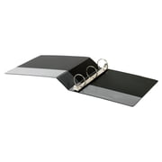 OfficeMax Durable View Binders with Round Ring 2, Black