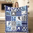 thumbnail image 1 of LHSHID Ice Hockey Blanket Hockey Gifts for Boys Men Hockey Blanket Hockey Gifts Ideas Hockey Player Blanket Plush Blanket for Couch Bed Sofa 30x40in, 1 of 6