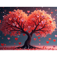 thumbnail image 4 of Red Roses Flower Vase Backdrop Photo Booth Background Romantic Hanging Hearts Wedding Photography Banner Valentines Celebrations Decor Event, 4 of 4