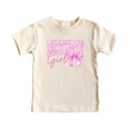 thumbnail image 4 of Floral Birthday Girl Shirt for Women, Teens & Kids Pink Coquette Bow Party T-Shirt Natural Shirt 4T, 4 of 5