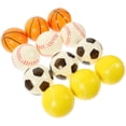 thumbnail image 1 of 12 pelotas antiestrés deportivas de espuma para niños, juguetes educativos para apretar., 1 of 8