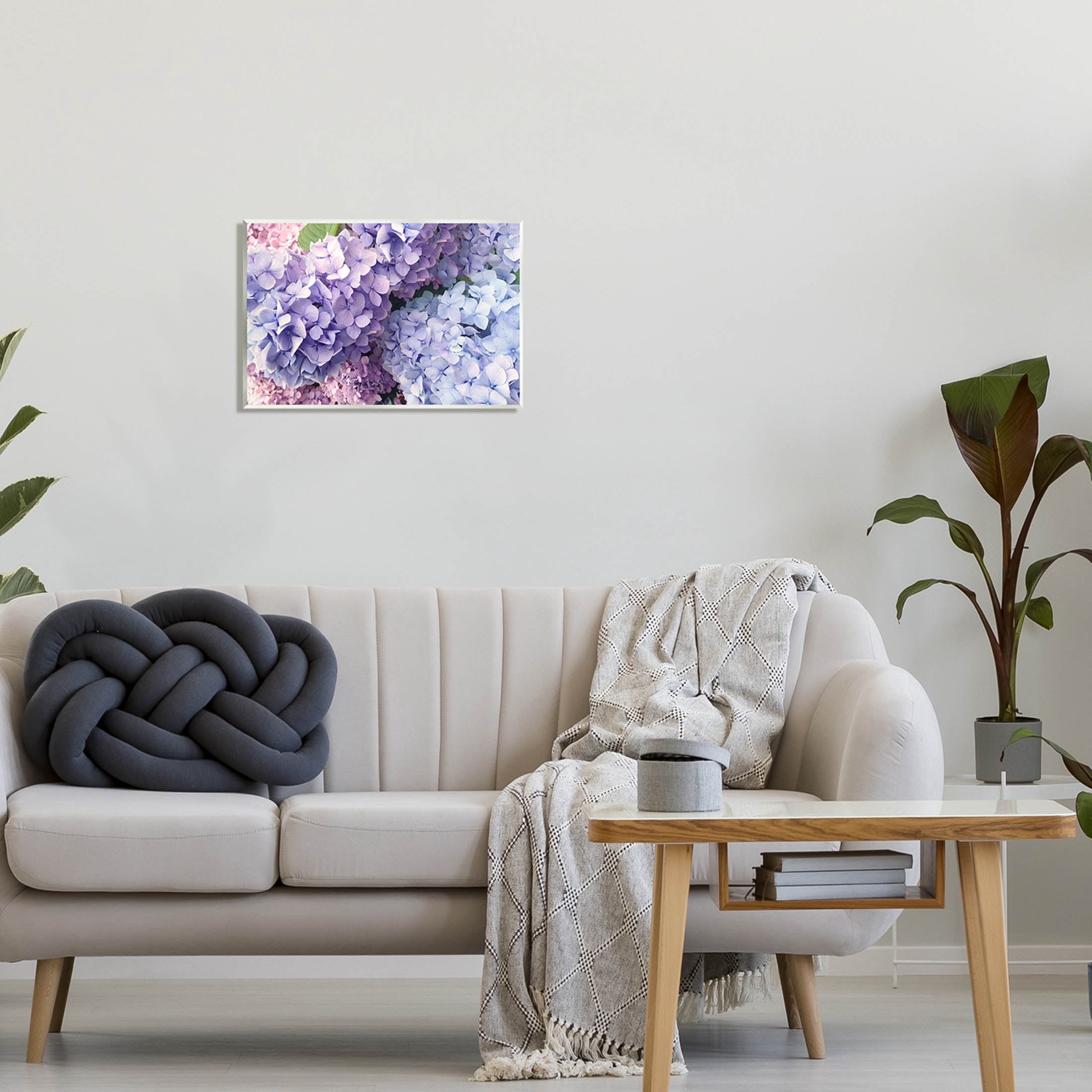 Pastel Hydrangea Flower Petals Botanical & Floral Photograph Unframed Art Print Wall Art