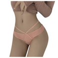 thumbnail image 1 of Gibobby Ropa interior sexy para mujer Tangas sin costuras para mujer Ropa interior Dama Cintura Tanga Tangas Color sólido(Rosa,M), 1 of 4