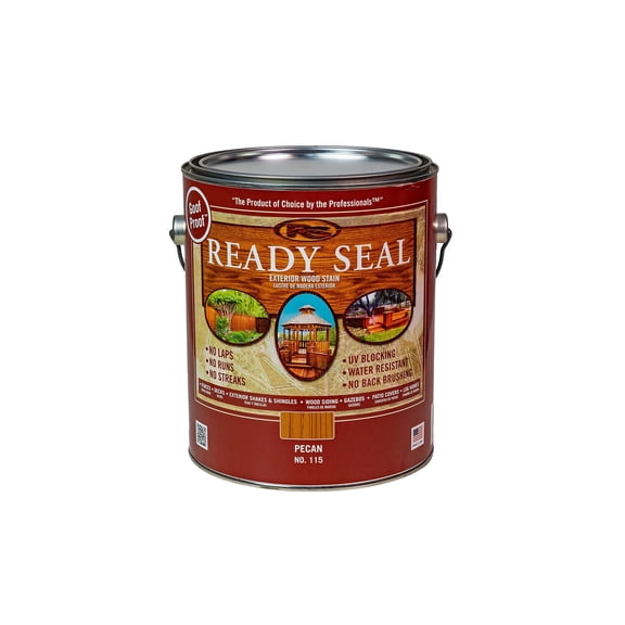 Ready Seal Exterior Stain and Sealer for Wood Pecan - 1 Gallon