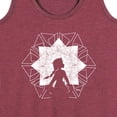 thumbnail image 3 of Disney Frozen 2 - Elsa Snowflake - Women's Racerback Tank Top, 3 of 5