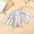 thumbnail image 3 of Odeerbi 1-12 Years Kids Girls Floral Skorts Summer Cotton Shorts Elastic Waist Wide Leg Loose Shorts, 3 of 3