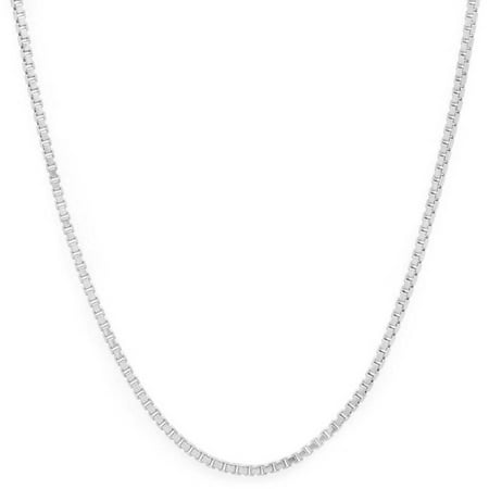 A .925 Sterling Silver 2mm Box Chain, 30