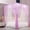 Double-purple, variant on 4 Corners Post Ruffle Princess Bed Canopy Curtain-Double Layer Cozy Drape Netting 4 Opening Mosquito Net for Girls Adults Bedroom Decoration (Pink/Whtie,78" W*86" L*82"*H/King)