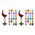 thumbnail image 4 of bedienty 24pcs/set Red Wine Cup Recognizer Designed For Convenient Wine Tasting 2Set, 4 of 6