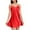 Red, variant on Gytharion Womens Cami Nightgowns Lightweight Silk Lingerie Satin Lace Chemise Sleepdress Spaghetti Straps Slip V Neck Mini Night Dress Short Loungewar