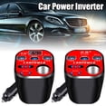 thumbnail image 4 of 200W Car Mounted Cup Type Inverter Converter QC Charger, Car Power Converter B8E7, 4 of 8