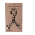 thumbnail image 2 of Maison Concepts Double Twist Iron Wall Hook (Antique Brass) - Set of 4 (3L X 2W X 5H), 2 of 2