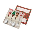 thumbnail image 1 of jifeng Christmas Spoons Forks Set Flatware Cutlery Set Tea Spoons Utensils Xmas Cutlery Red Box, 1 of 9