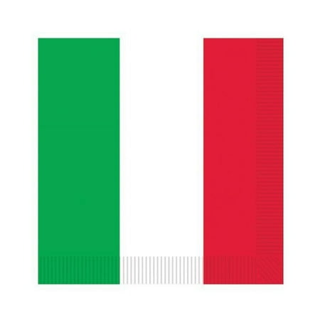 Red White Green Luncheon Napkin Costume