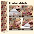 thumbnail image 5 of Chinoiserie Peel and Stick Wallpaper Vibrant Cherry Blossom Birds Sunset Glow Wall Paper 23.6in x 9.8ft Self Adhesive Removable Renter Friendly Wallpaper for Bedroom Cabinets, 5 of 8