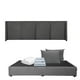 thumbnail image 1 of Box Base Cama King Size + Cabecera Milan Gris + Almohada 2Pack + Protector Cloud + Sabanas Softy, 1 of 8