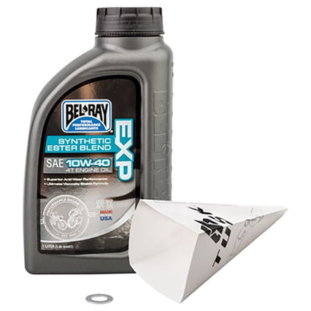 2-Stroke Transmission Oil Change Kit Bel-Ray EXP Synthetic Blend 10W-40 Compatible With Gas Gas MC 65 2021