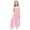 Pink, variant on Mgmyaa Summer Girls Sleeveless Dresses Solid Color Spaghetti Straps Sundress Beach Long Dress for Kids Size 4-14