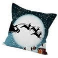 thumbnail image 4 of tredstone Christmas Cartoon Pillow Cover Decorative Digital Printing Pillow Cover Case Cushion Case Shell, 4 of 8