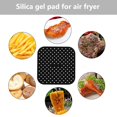 thumbnail image 1 of Revestimiento De Freidora De Aire Batería de Cocina Forro de silicona para freidora de aire, alfombrillas de aceite para freír y hornear (cuadrado negro S), 1 of 3