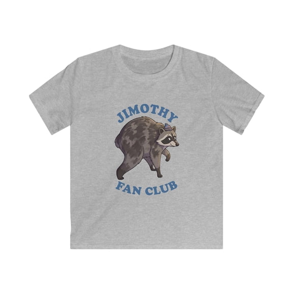 Jimothy Fan Club T-Shirt Funny Jimothy The Raccoon Softstyle Tee Unisex S-5XL Hot Trending Shirt Birthday Gift