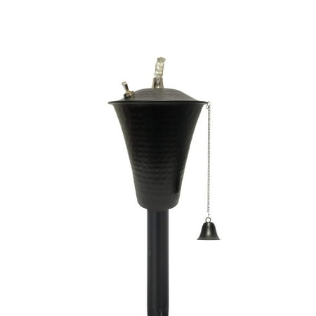 Legends International Kona Style Tiki Torch Hammered Black - 1 Pack