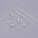 thumbnail image 4 of 490 piezas de fornituras de joyería Kit de inicio de fabricación de joyas con cierres de langosta, ganchos para las , de bolas mixtas pa Plata Baoblaze Suministros para hacer joyas, 4 of 8
