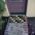 thumbnail image 3 of Rubber-Cal The Colors of Autumn – Checkerboard Fall Welcome Mat 15mm 18" X 30", 3 of 6