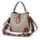 thumbnail image 3 of Bolso bandolera portátil con tres correas y estampado de moda en contraste de color para mujer, 3 of 6