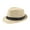 Beige, variant on Wide Brim Sun Protection Hat Solid Color Boater Summer Beach Sunhat for Vacation