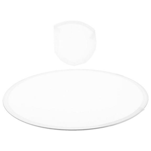 FOLOYORI Hand Held Fan Cooling White Fabrics 1Pack Great For Summer And Weddings