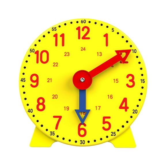 Analog Clock Numbers Model with a Compact 10cm Diameter for Early Learning at Home or in the Classroom