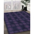 thumbnail image 2 of Ahgly Company Indoor Square Patterned DarkSlate Blue Purple Area Rugs, 5' Square, 2 of 6