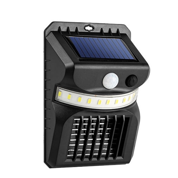 Inteprter Lámpara Solar de plagas, movimiento corporal de inducción, luz automática para insectos de Patio, pared, impermeable, LED, iluminación de Iluminación y accesorios Luz blanca Inteprter HA063420-02B