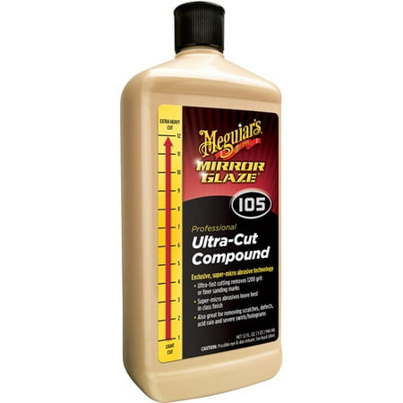 Meguiars M10532 Mirror Glaze Ultra-cut Compound, 32 Oz