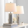 thumbnail image 2 of Safavieh Harlee Modern Glam 22.5 in. H Table Lamp, Chrome, Set of 2, 2 of 10