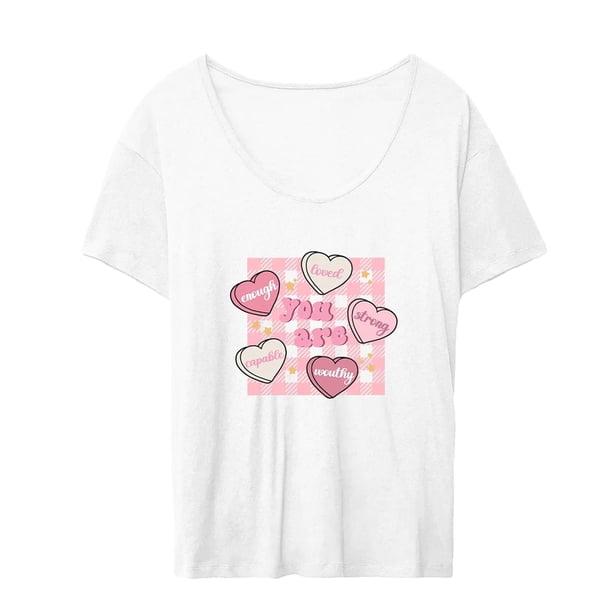 Camisetas para mujer, ropa de calle, Camiseta básica, camisetas de manga corta de verano, ropa sencilla de moda, camiseta femenina para el trabajo, desplazamientos en la calle Blanco Yinane Camiseta para mujer