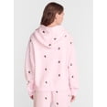 thumbnail image 3 of No Boundaries Cozy Teddy Hoodie, Women’s XS-2X, 3 of 5