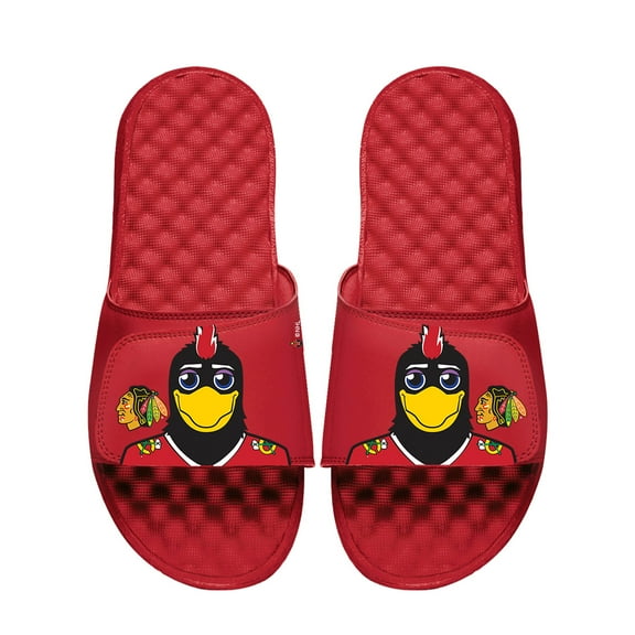 Unisex ISlide  Red Chicago Blackhawks Team Mascot Slide Sandals
