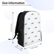 thumbnail image 4 of Disketp Cute Shark Mochila Unisex de Apertura Lateral Completa, Mochila para Laptop para Escuela, Trabajo y Viajes, 4 of 8