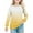 #219-Yellow, variant on YUNAFFT Girls Gradient Long Sleeve Shirts Stretchy Soft Round-Neck Blouses for 4-14Y