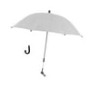 Baby Stroller Sun Protection Parasol 360 Adjustable Umbrella for Pram Summer 75cm Gray