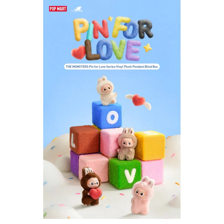 Pop Mart THE MONSTERS (Labubu) Pin for Love Series-Vinyl